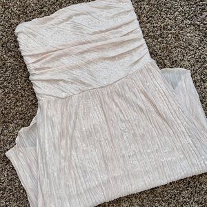 Cocktail dress - champagne/tan colored. NWT